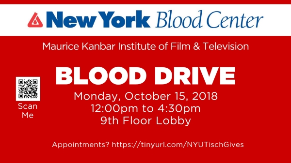 Tisch Community Week Blood Drive